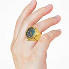 Golden Verve watch Ring