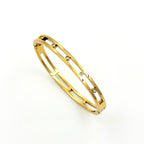 Double line Diamond Kada