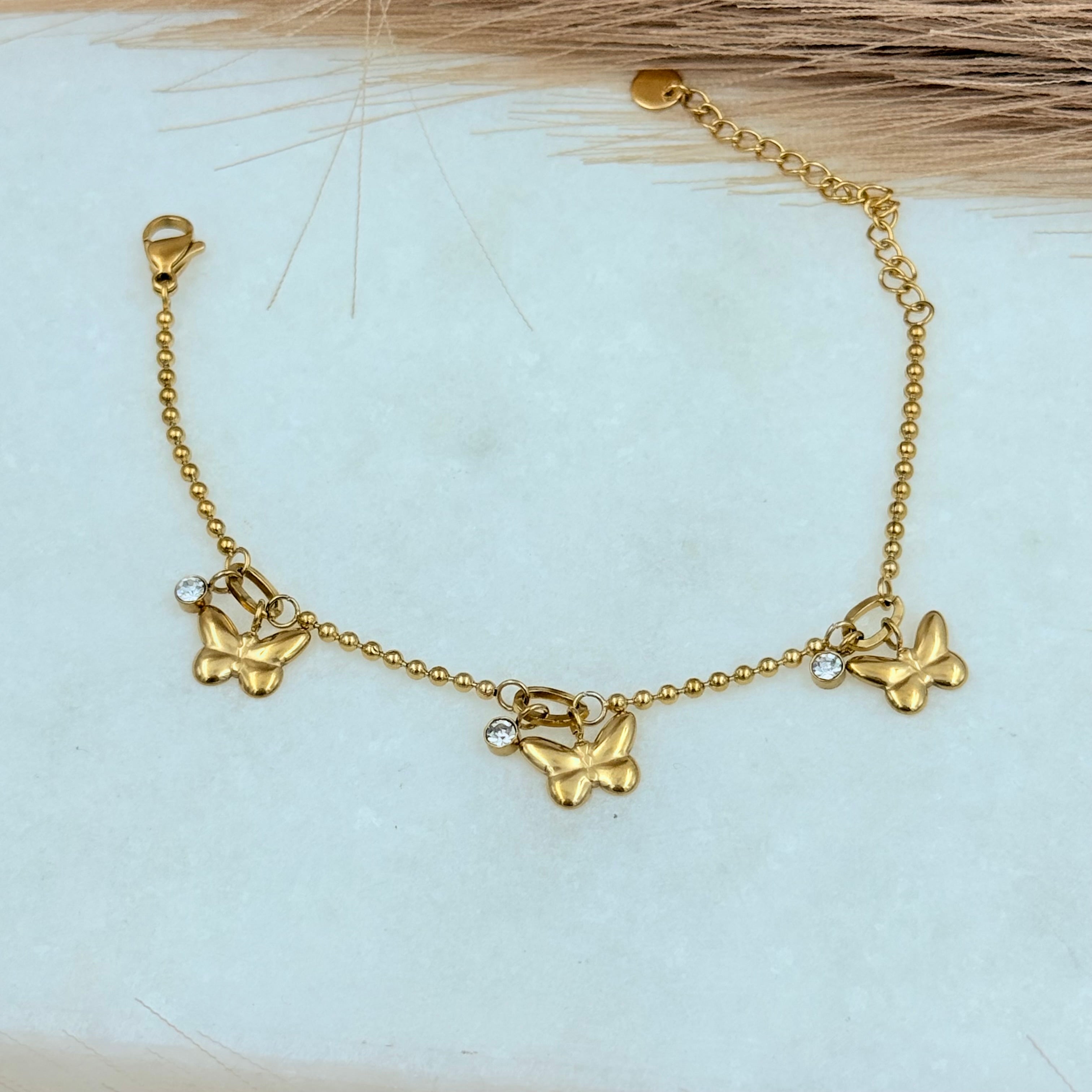 Hanging Butterflies Bracelet