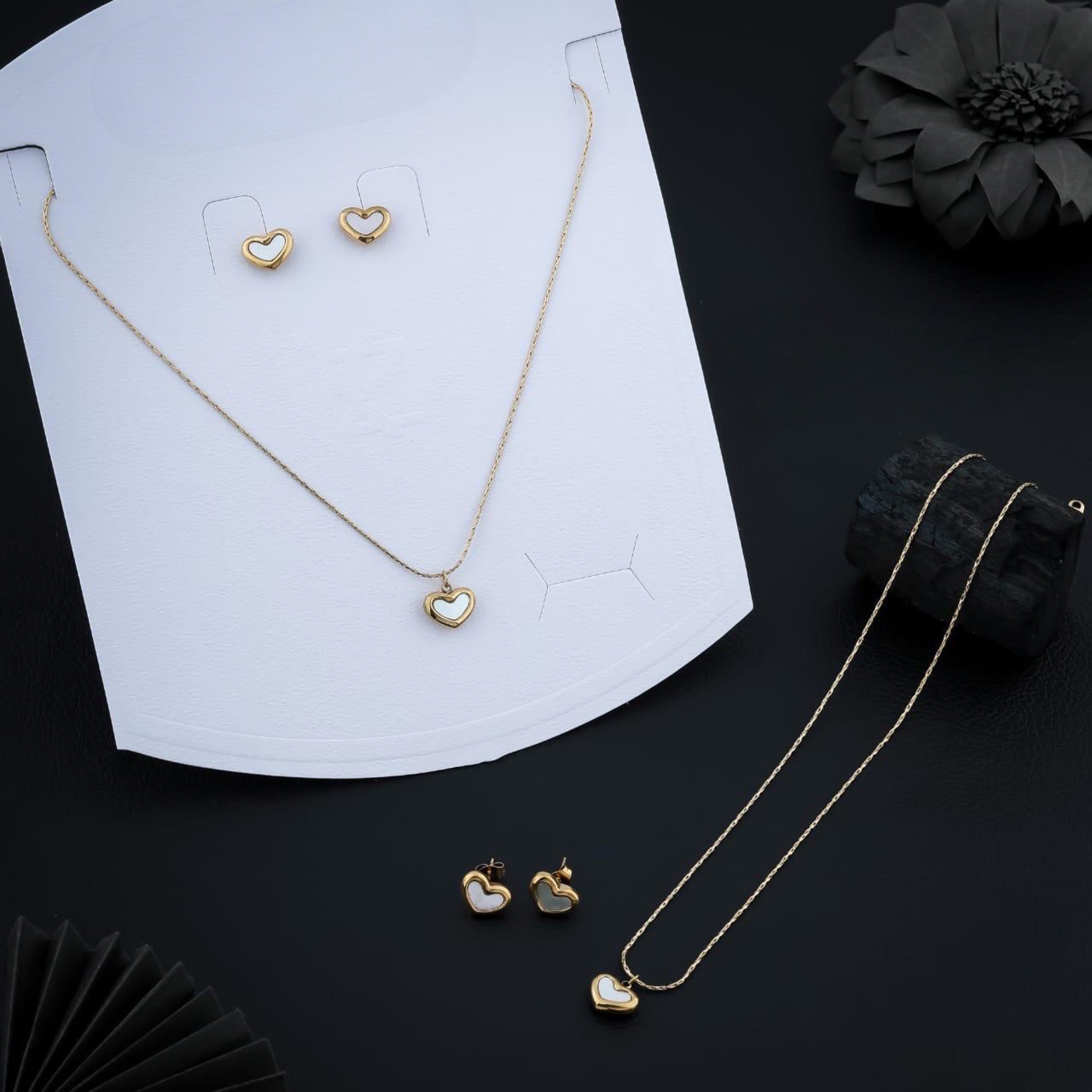 Mini White Heart Set