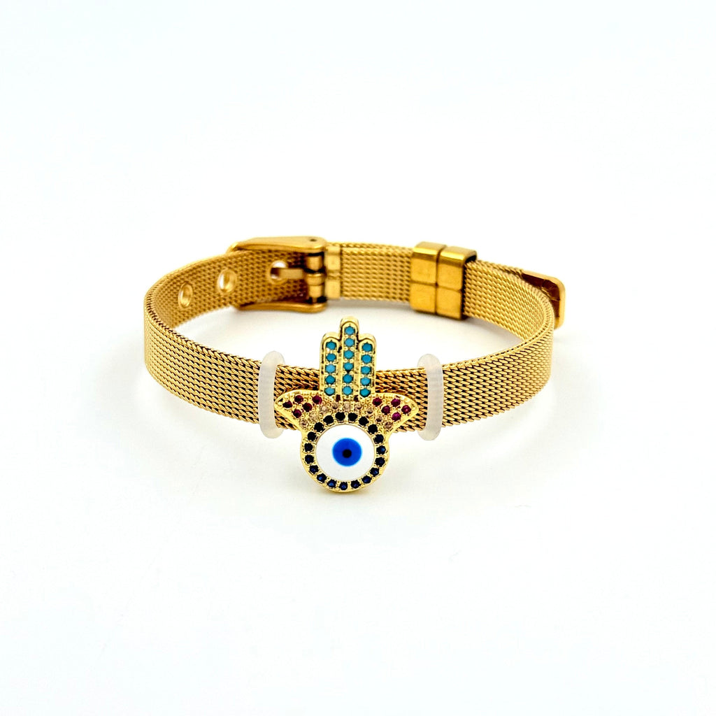 Hamsa Evil eye Watch Belt Bracelet