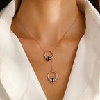 2 in 1 Earring Necklace