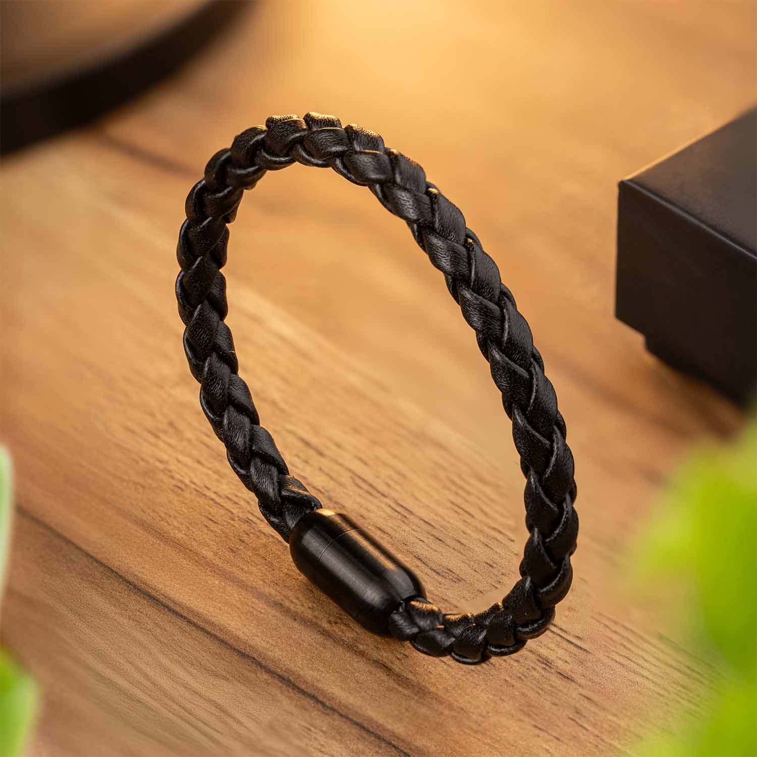 Alpha Braided NeoLeather Bracelet with MagSnap2
