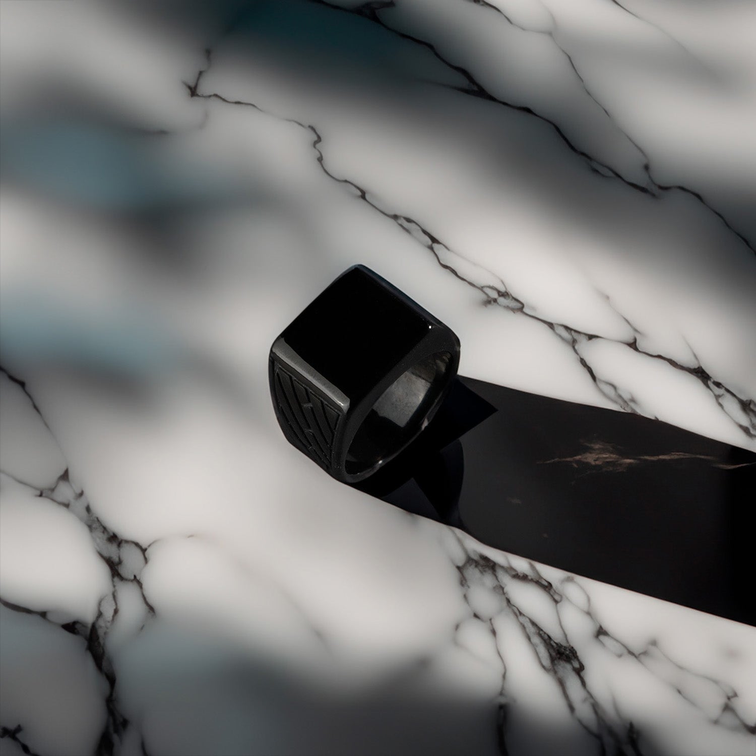 Black Hercules Signet Ring