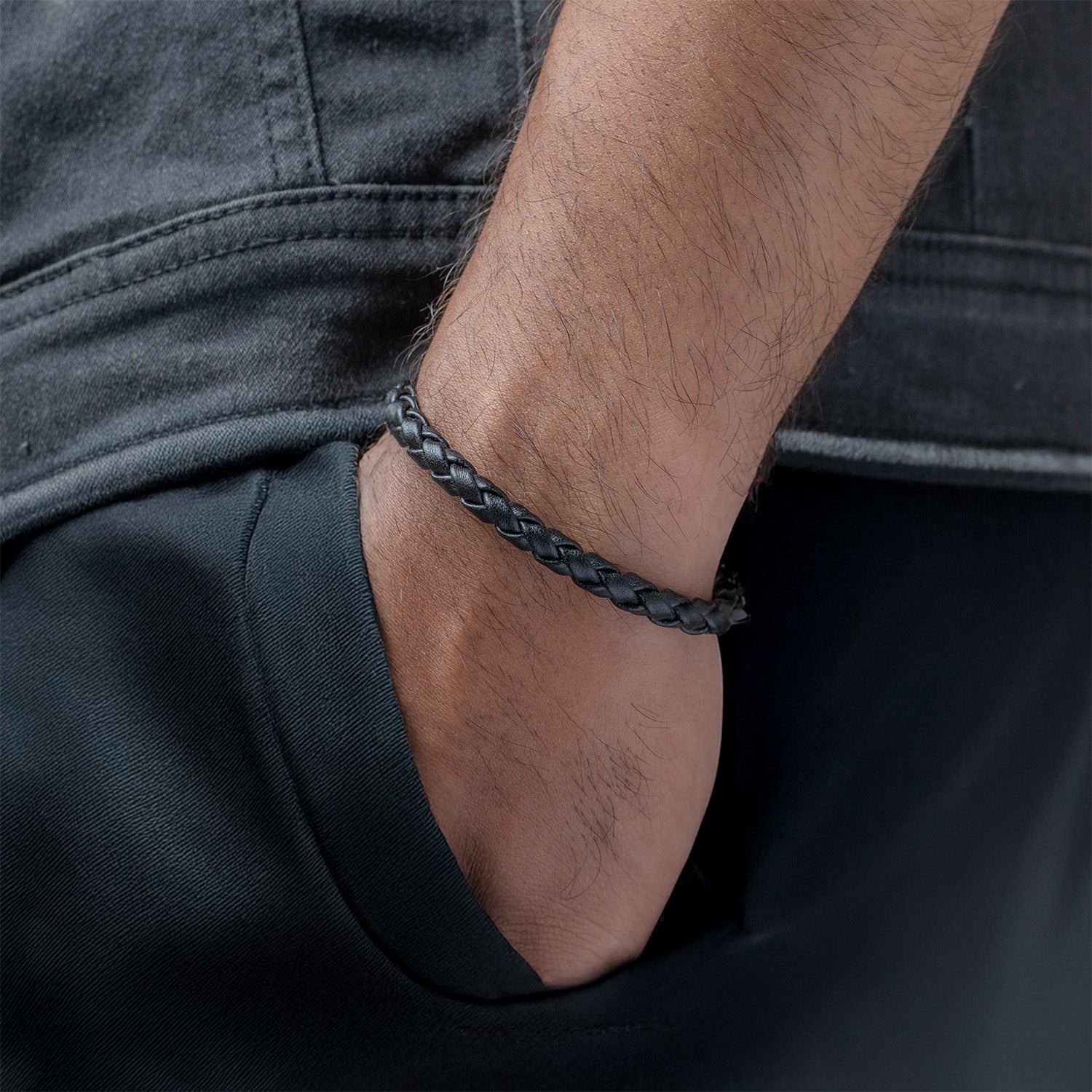 Alpha Braided NeoLeather Bracelet with MagSnap2