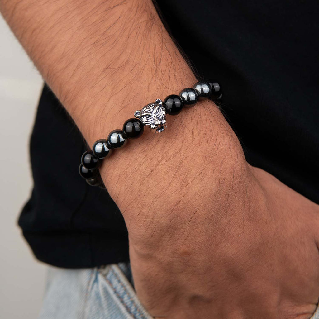 Focus Black Panther 2.0 Natural Stone Bracelet with MagSnap 2