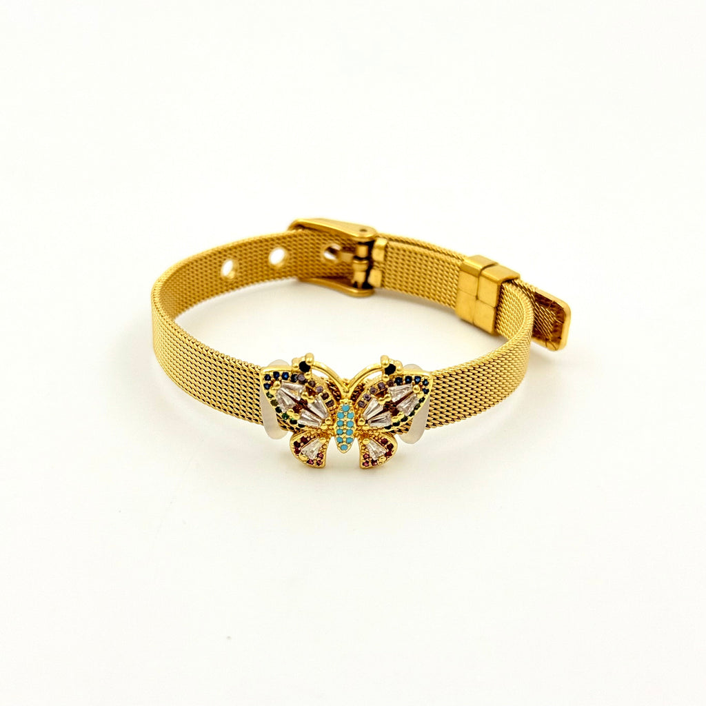 Butterfly Watch Belt Bracelet