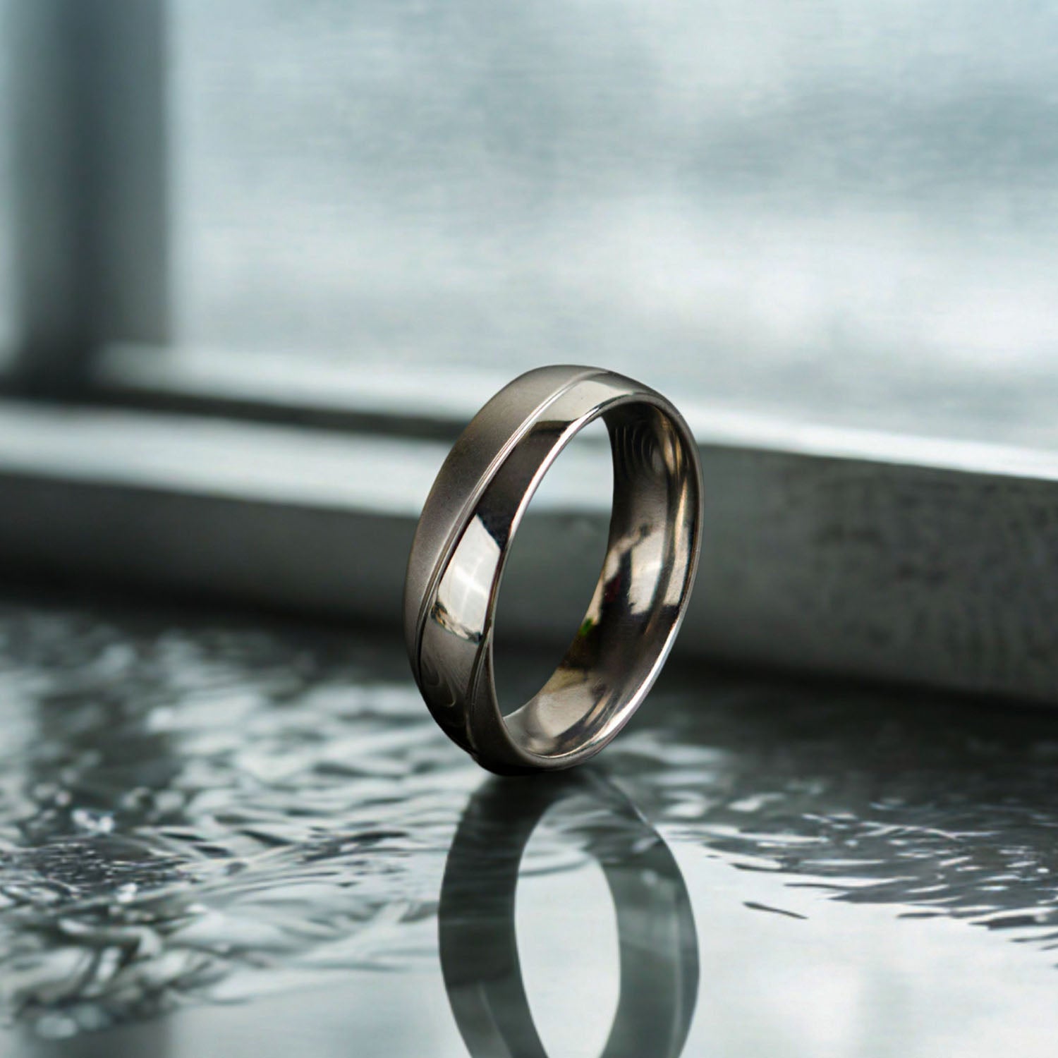 Dual Finish Band Ring