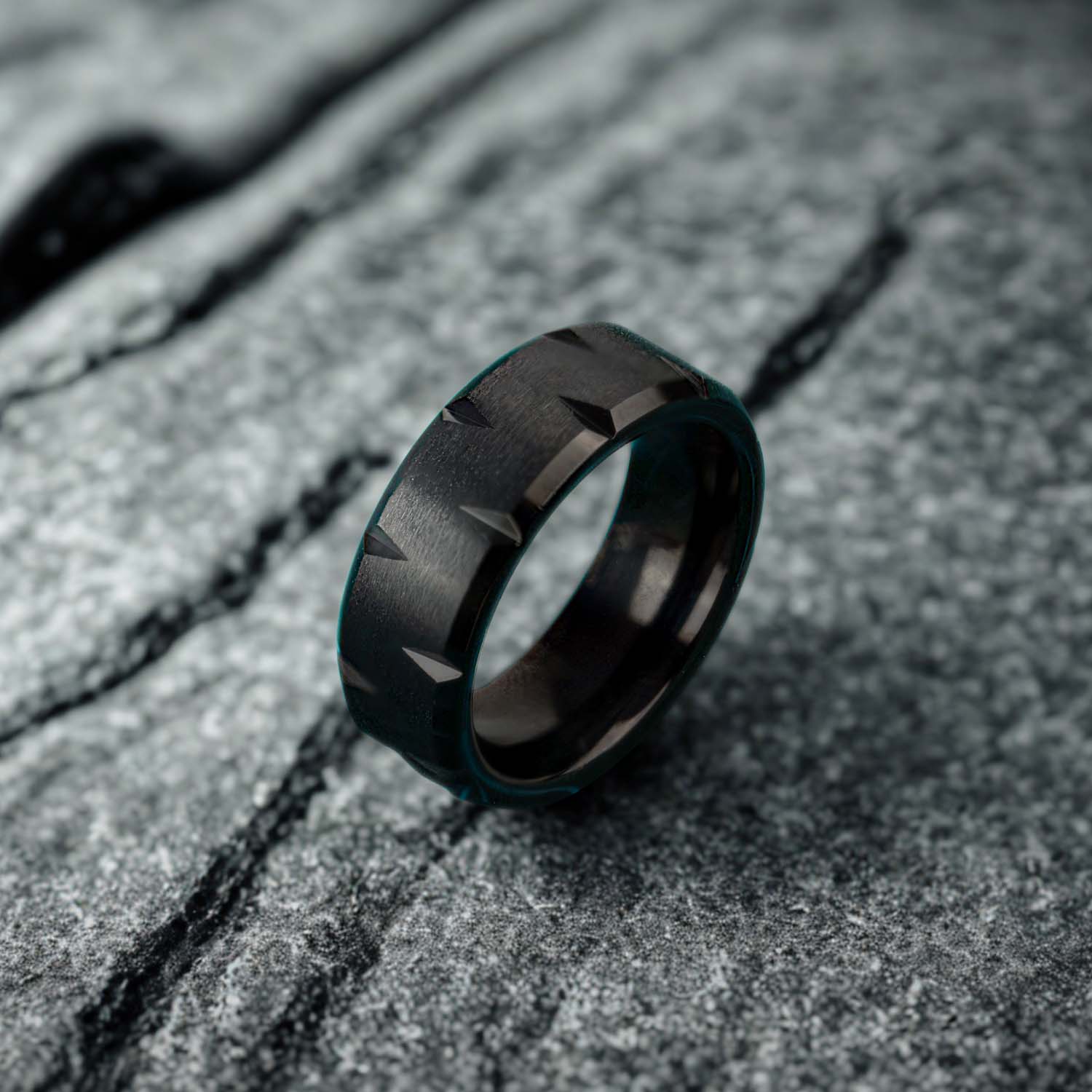 Cipher Band Ring