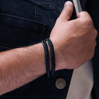 Dominion Layered NeoLeather Bracelet With MagSlide
