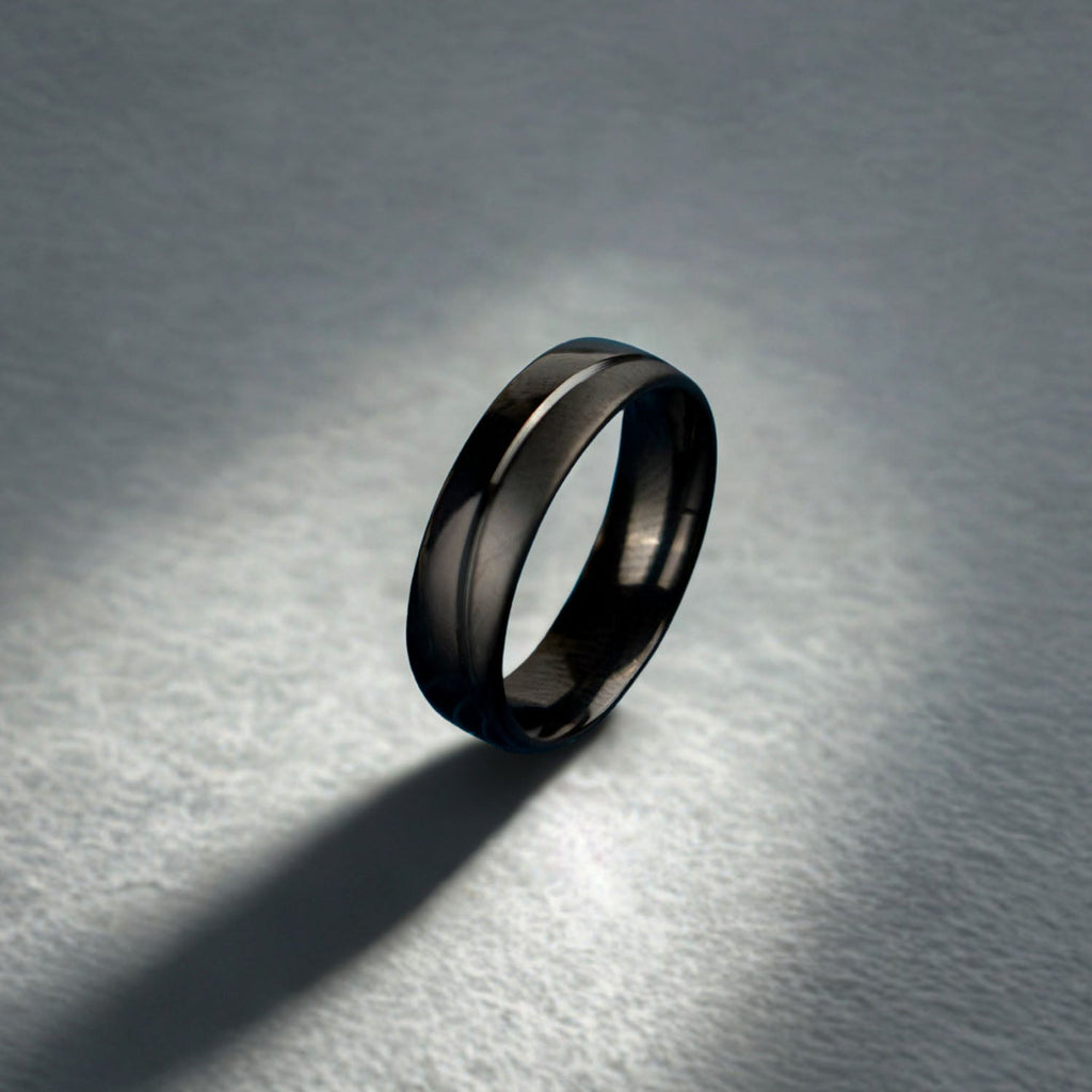 Dual Finish Band Ring