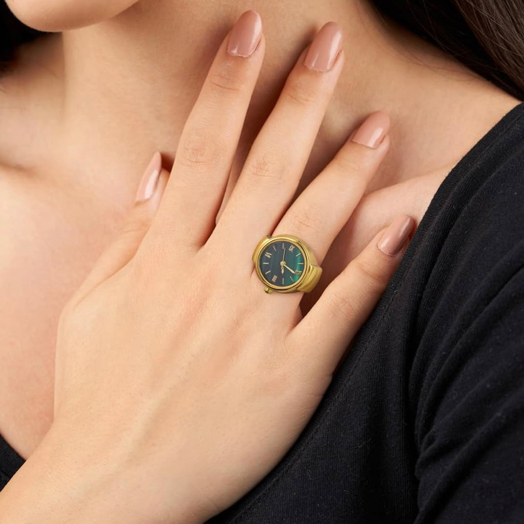 Golden Verve watch Ring