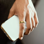 Personalised Beveled Band Ring