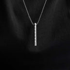 Motivation Minimal Barrel Necklace