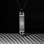 Infinite Zoom Mini Tag Necklace