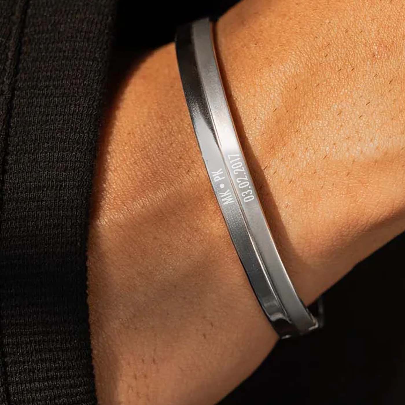 Dual Finish Kada Bracelet