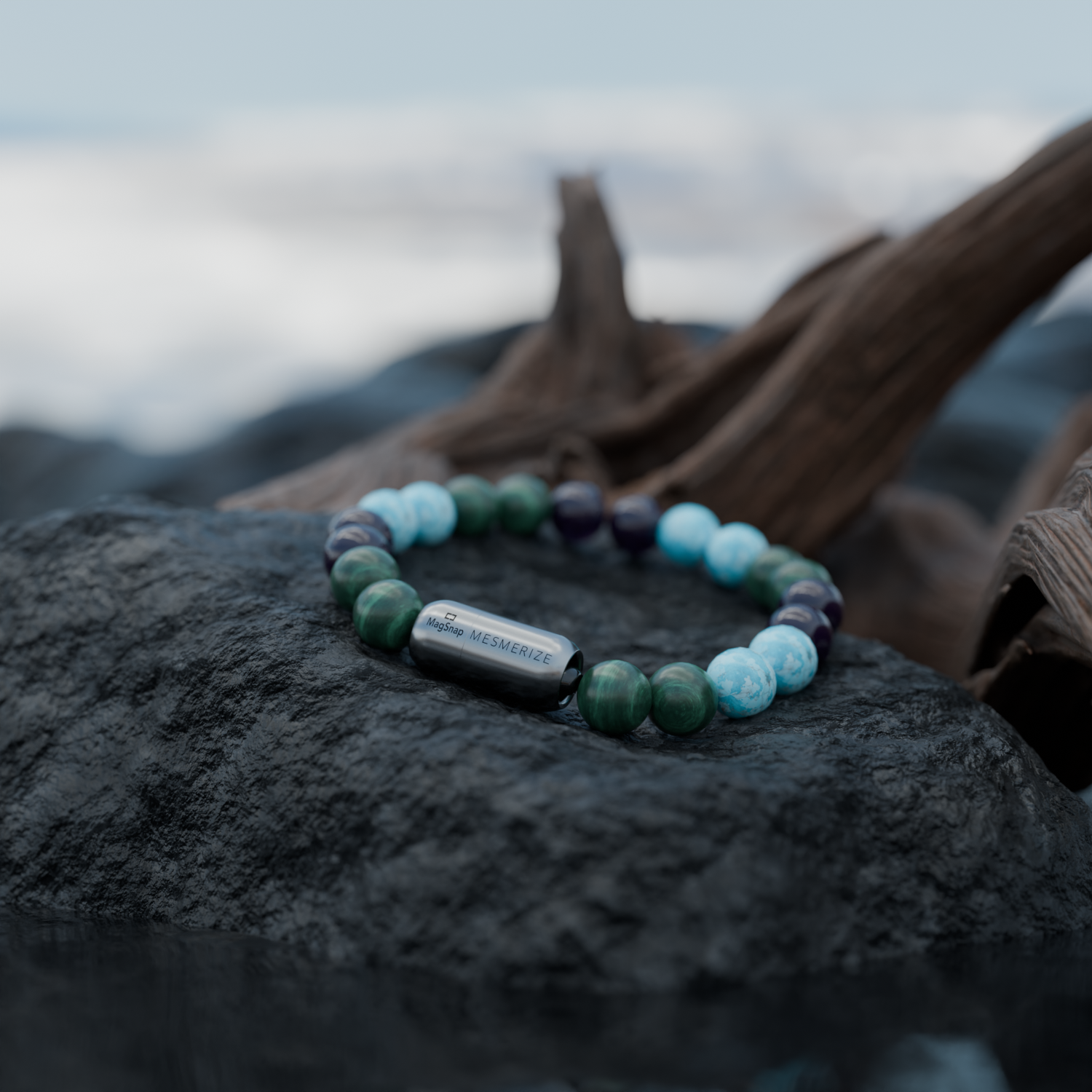Mystic Malachite Natural Stone Bracelet
