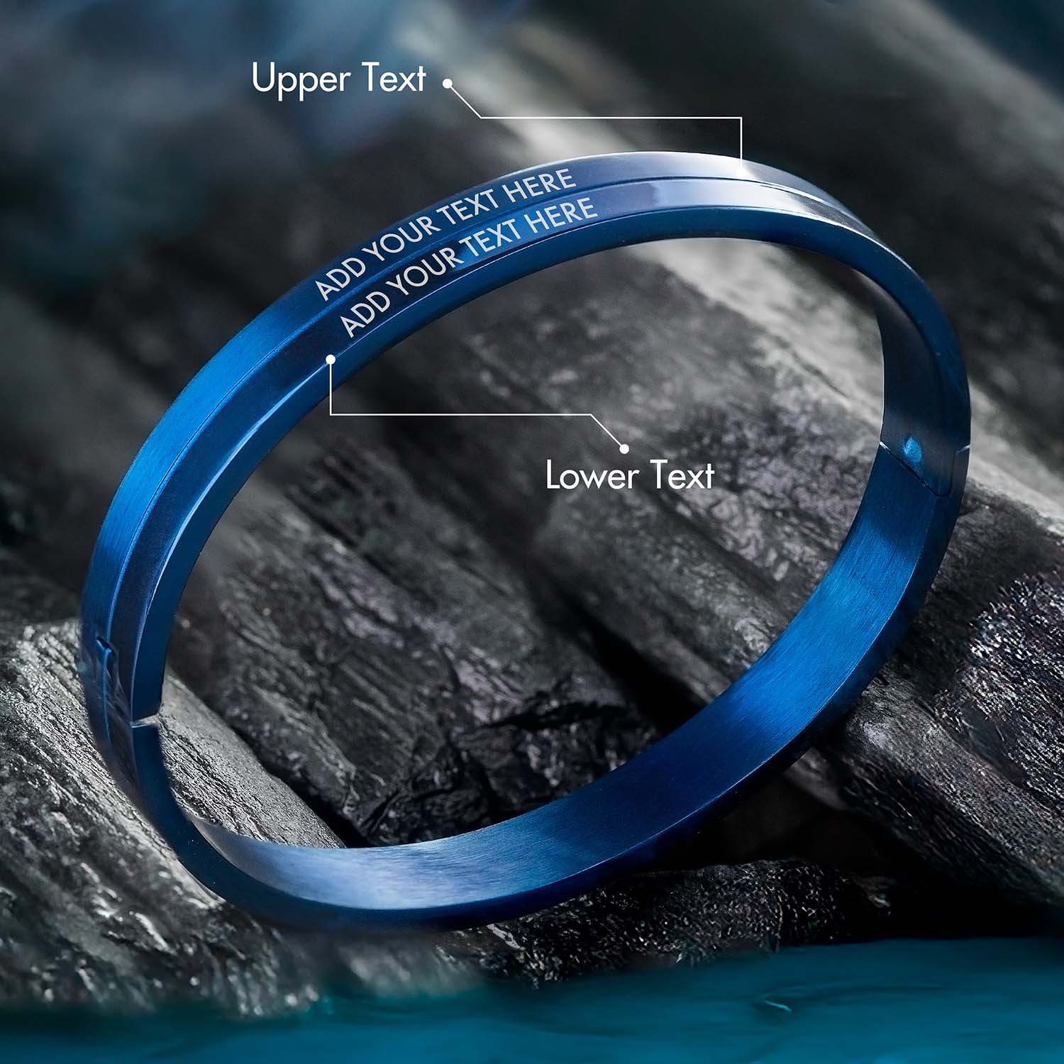 Dual Finish Kada Bracelet