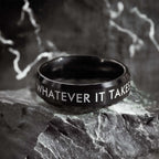 Personalised Beveled Band Ring