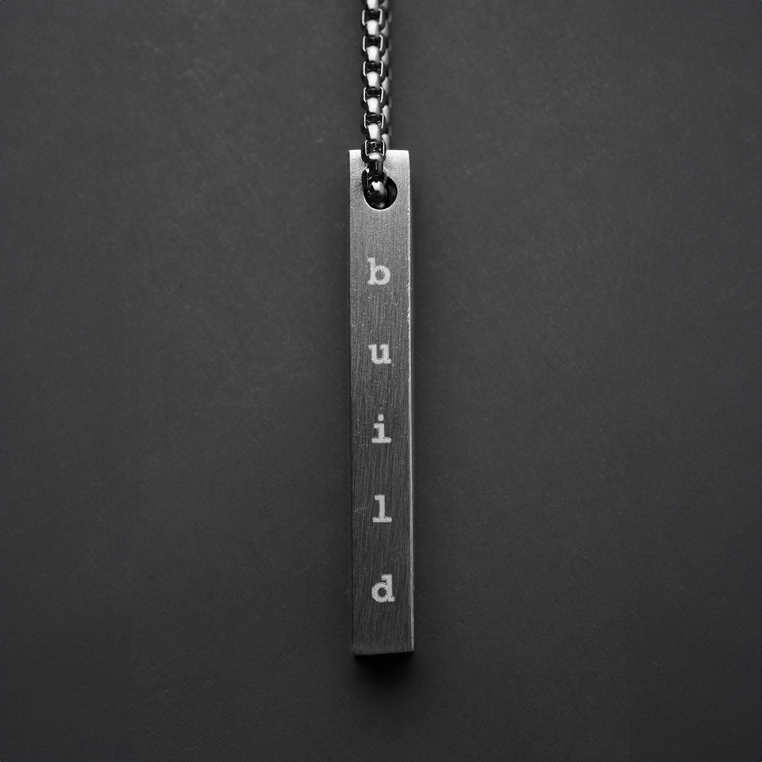 Motivational Bar Necklace