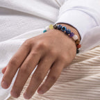 Super 11 Chakra Evil Eye Natural Stone Bracelet