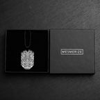 Tribal Dragon Dog Tag Necklace