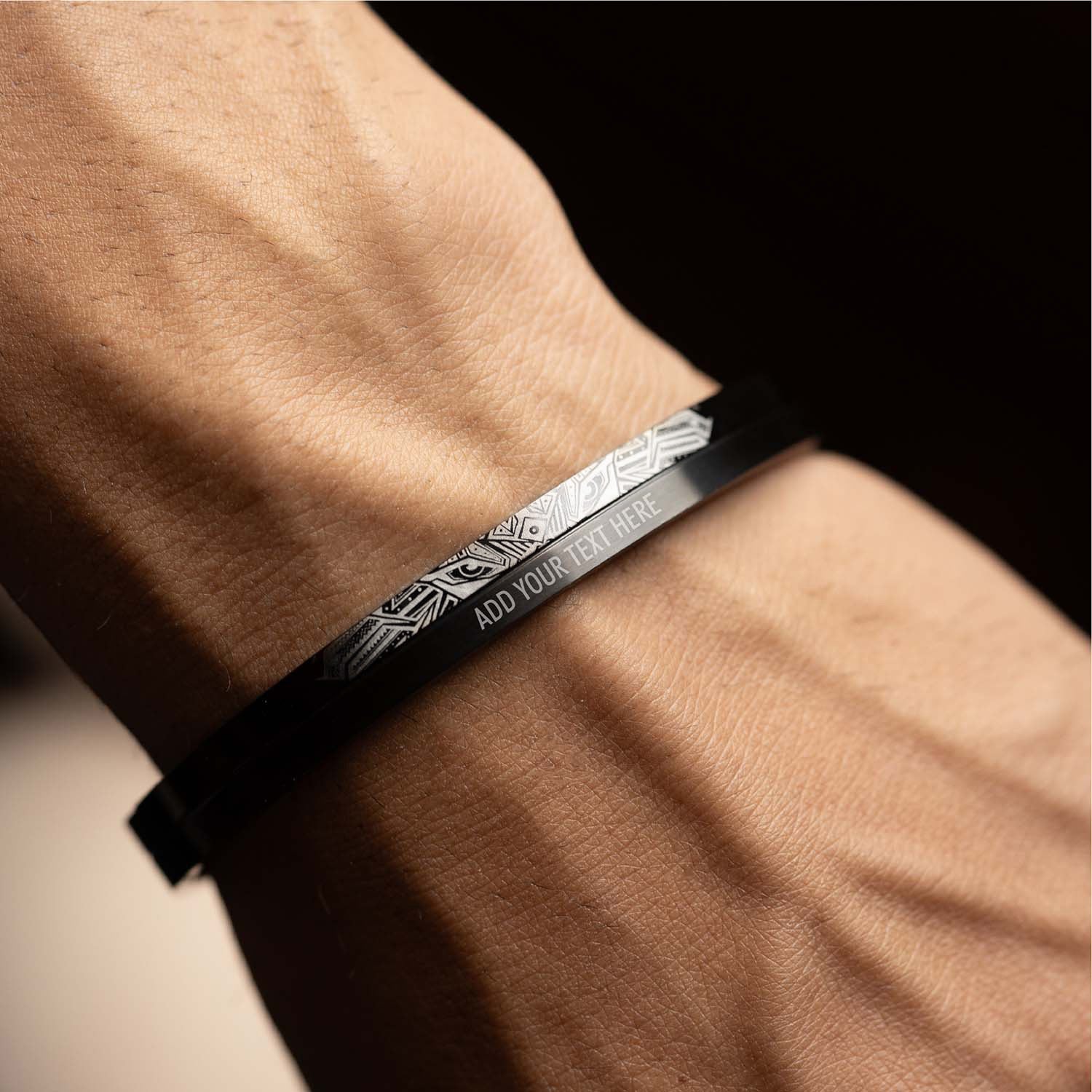 Tribal Dragon Kada Bracelet