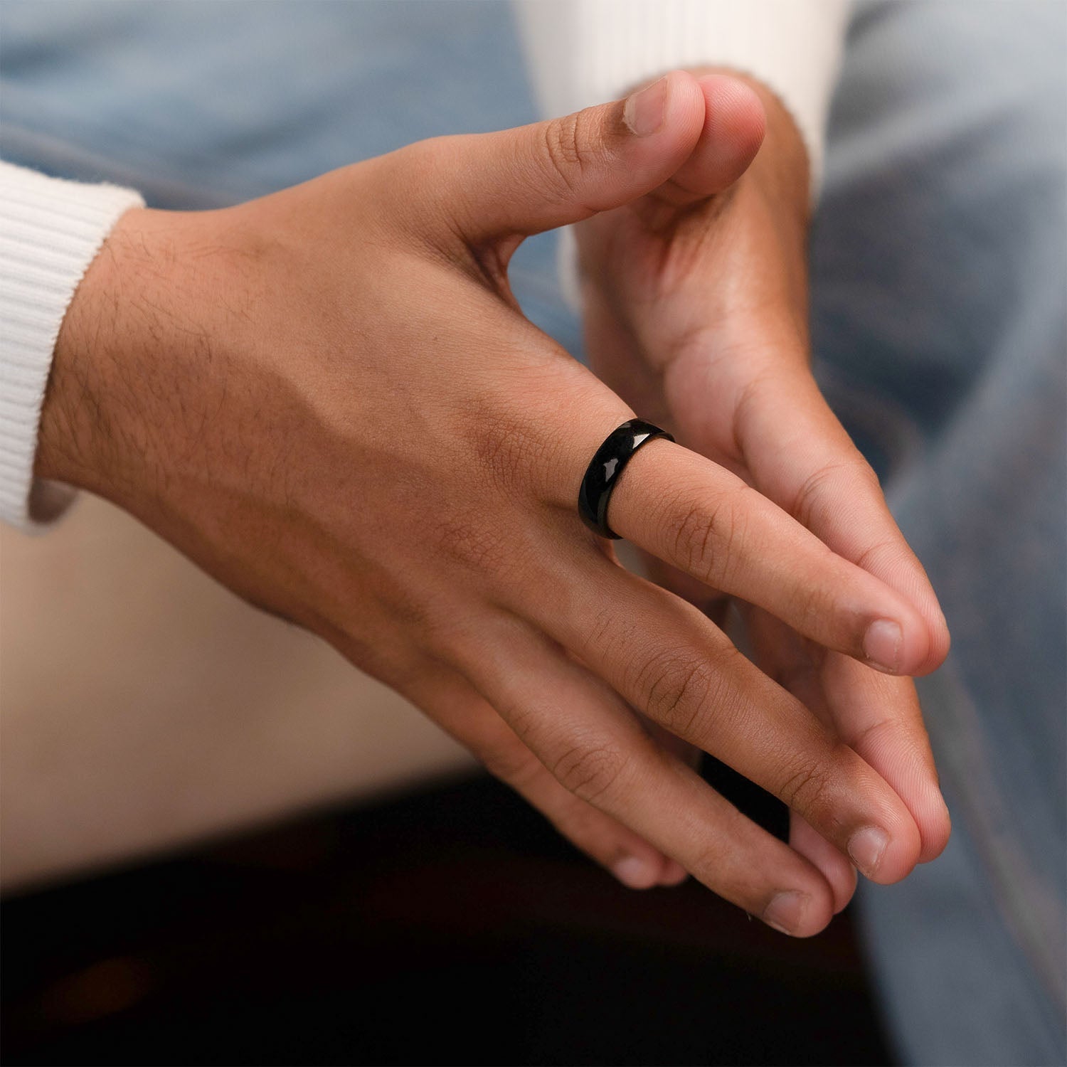 High Gloss Tungsten Carbide Band Ring