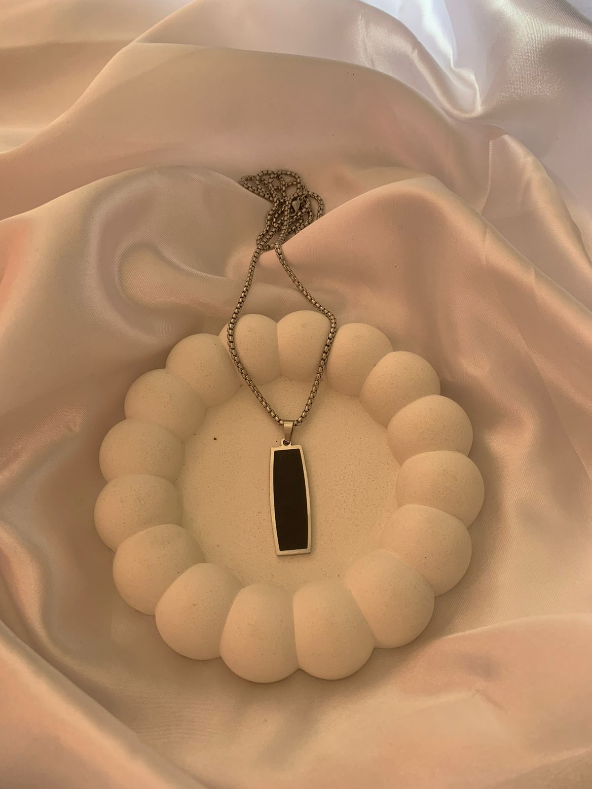 Silver Bar Necklace
