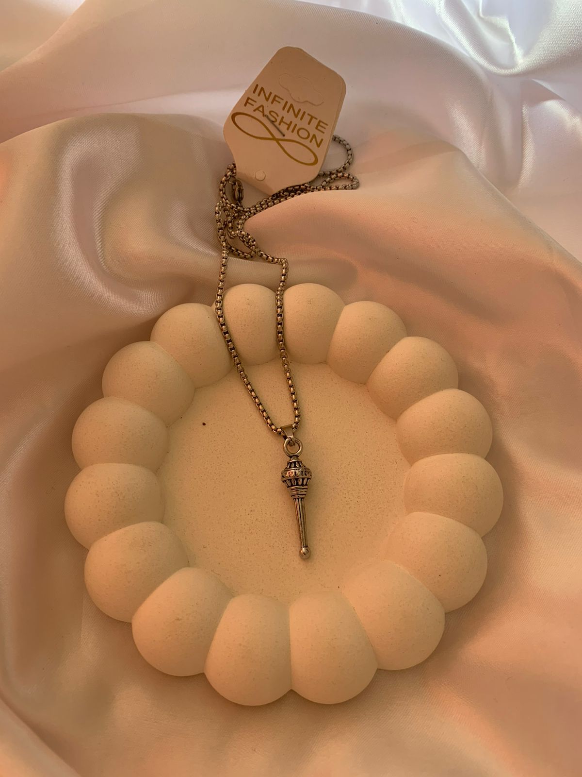 Silver gada Necklace