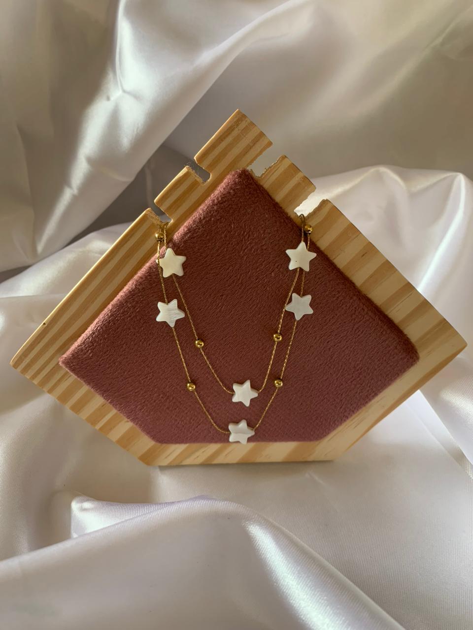 Double Layer star Necklace