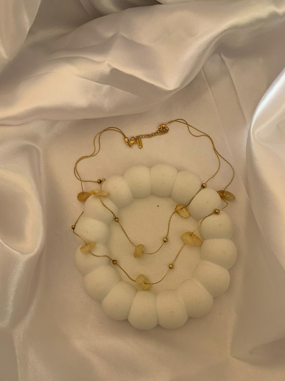 Double Layer Yperl Necklace