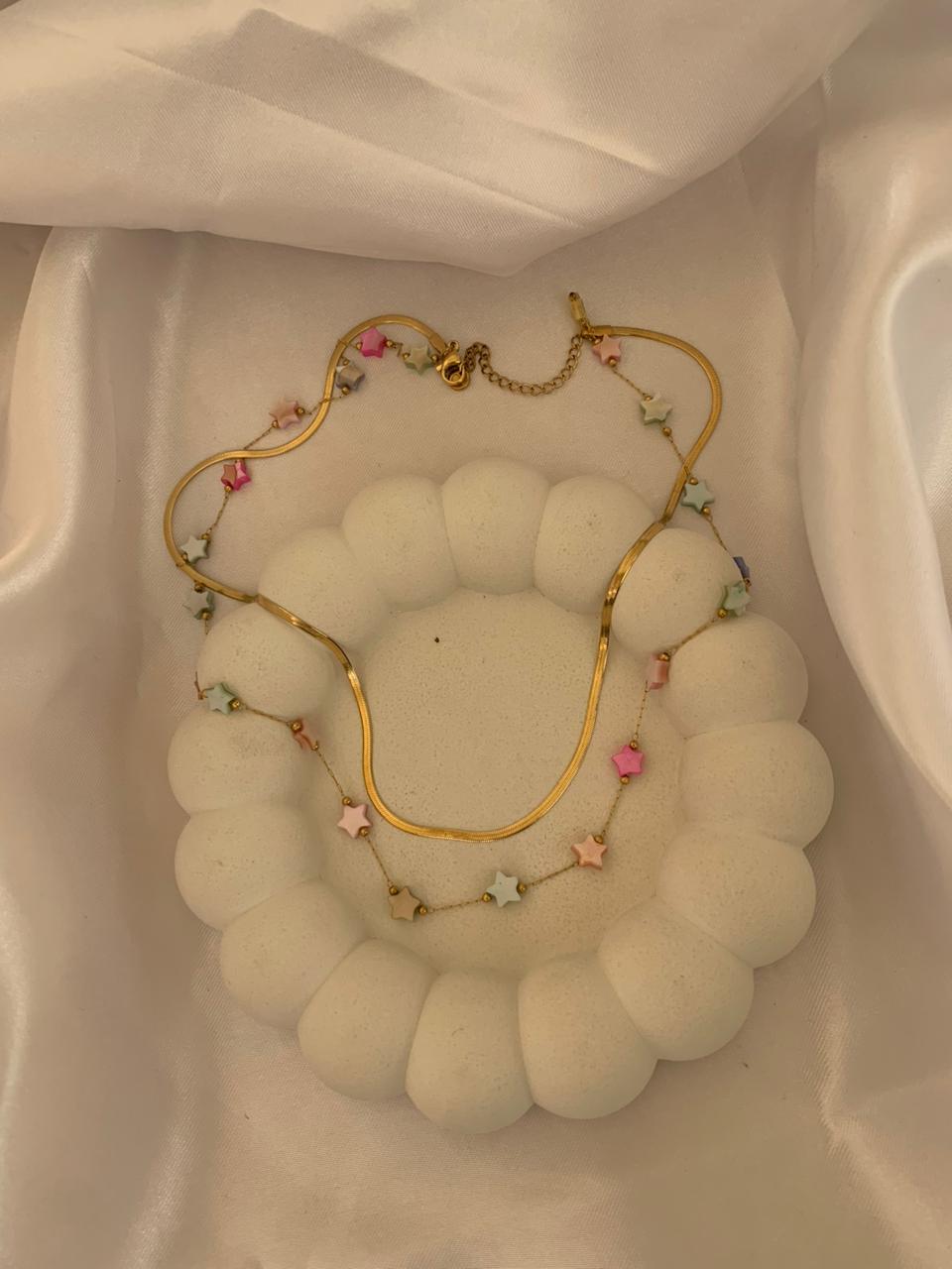 Double Layer Multi Necklace