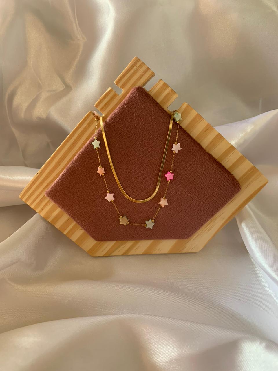 Double Layer Multi Necklace