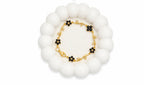 Black Daisy Tulip Bracelet