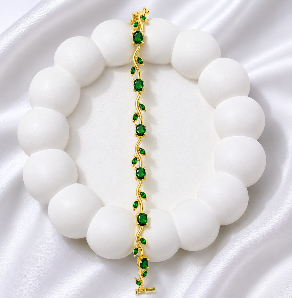 Green Tulip Bracelet
