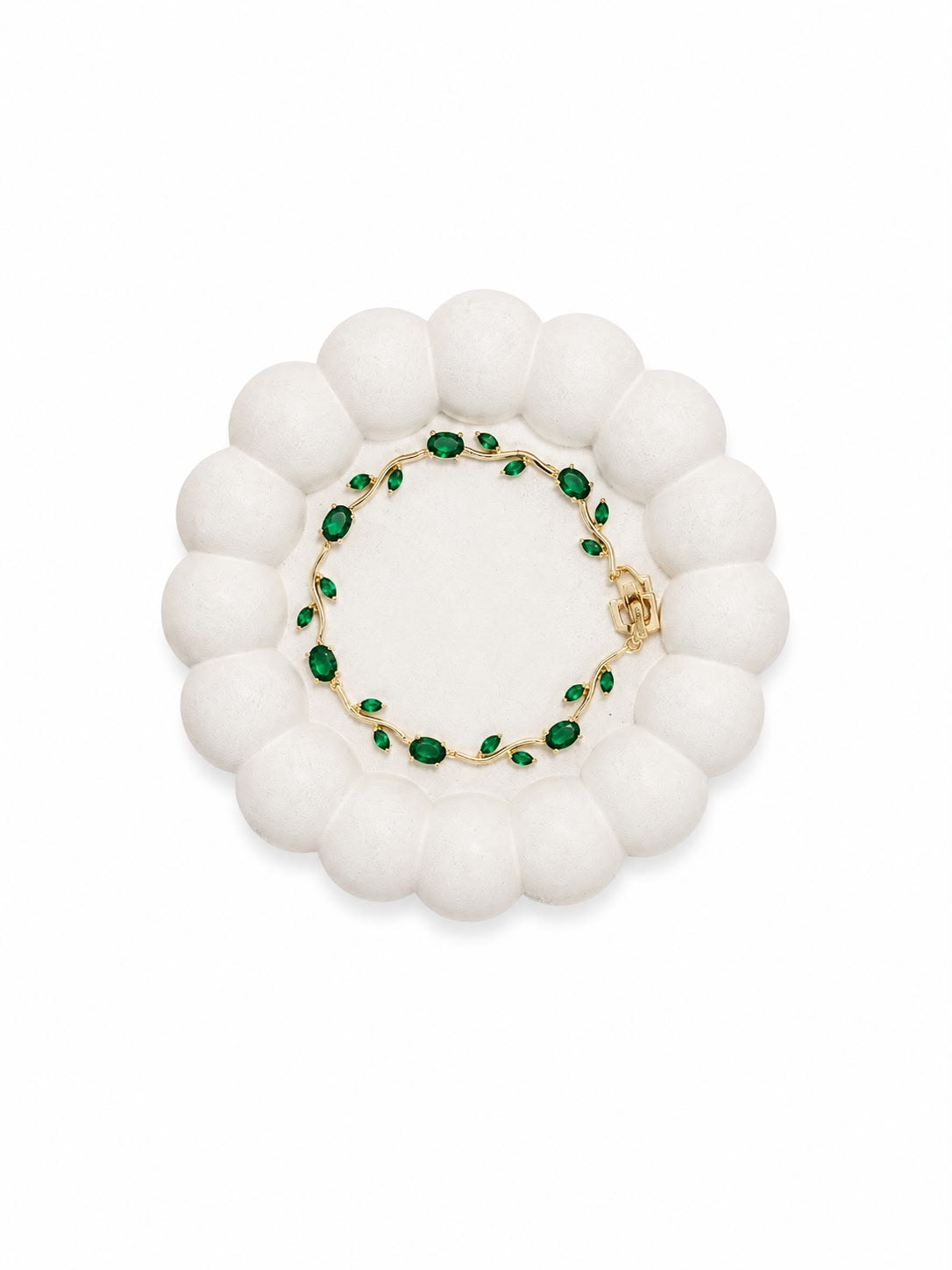 Green Tulip Bracelet