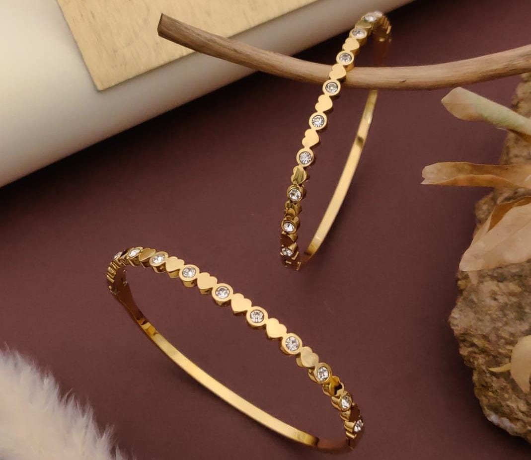 Heart Diamond Loop Kada