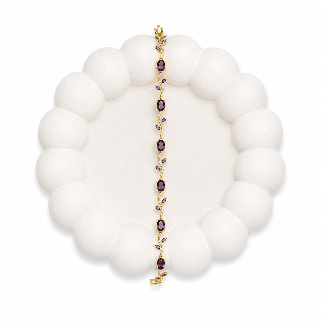 Purple Tulip Bracelet
