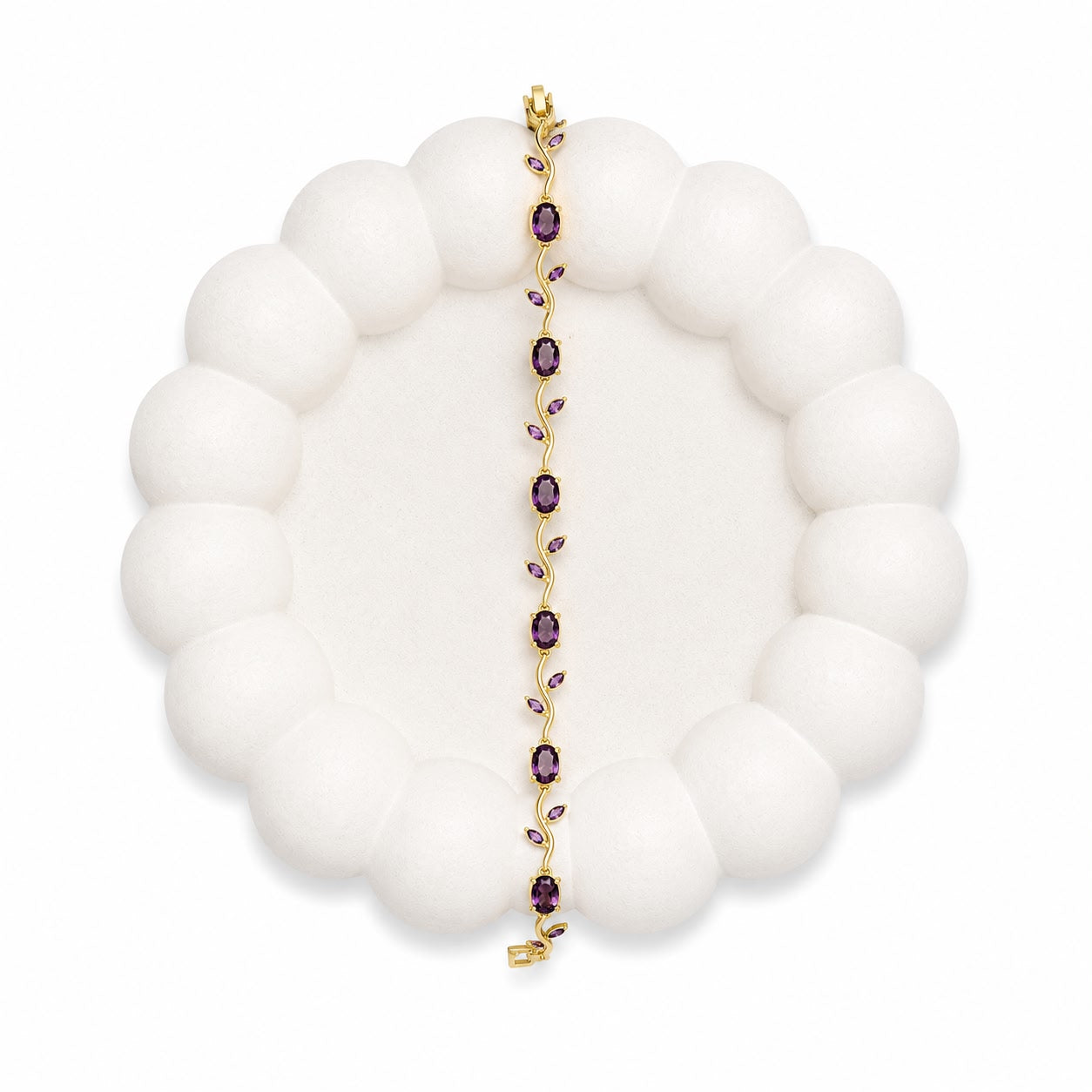 Purple Tulip Bracelet