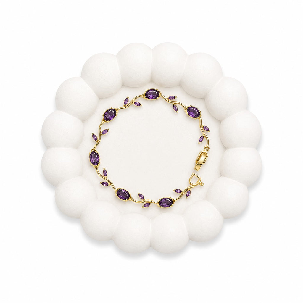 Purple Tulip Bracelet