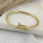 Nail Studded Diamond Kada